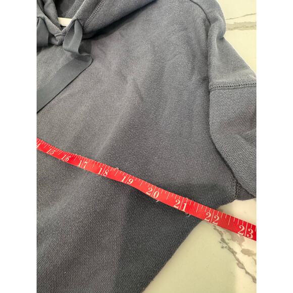 Aerie Oversized Hoodie Side Zipper Navy Size Small Women's - Picture 6 of 7